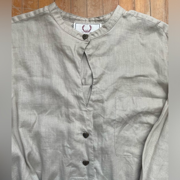 NWOT Alfred Sung linen tunic dress - Picture 5 of 6